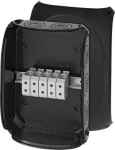 Junction box KF 5050 B with 5 pole terminals 50 mm2, black IP 66/67 62000080 | 4012591122081