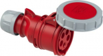 CEE connector 5x16A (3P+N+PE) 6h IP67 SHARK with cap red 2152-6V | 9003399052538