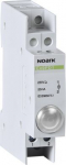 Signal lamp, 110V AC/DC, 1 white LED 102452 | 8592765024534