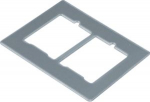support plate for GTVD200/300 data modules 2-gang RJ45 18x22,8 mm GTVDM062 | 4012002248430