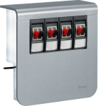 acc.box SL20080 socket+4 loudsp alu SL20080924D1 | 4012740895842