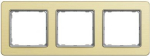 3-set frame, brushed gold Sedna Elements SDD371803 | 3606481483089