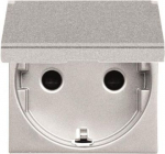 N2288.1 PL Socket outlet with lid, silver, 2 modules Zenit 2CLA228810N1302 2CLA228810N1301 | 8427238069838