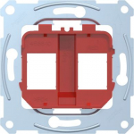 Supporting plates for modular jack connector, 2 set, red Merten SystM MTN4566-0006 | 3606480309588