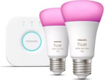 Smart bulb 2 pcs. LED E27, HueWCA 9W A60 EU, 1055Lm, 806lm 929002468810 | 8719514291492