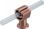 Universal conductor bracket Rd 8&minus;10 mm, copper-plated, Installation height=30mm, 177 30 CU 5207754 | 4012195905059