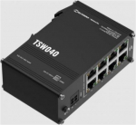 Teltonika Industrial Switch | TSW040 | Unmanaged | DIN rail mountable | 10/100 Mbps (RJ-45) ports quantity 8 | PoE+ ports quantity 8 | Power supply type 2-pin industrial DC power socket TSW040000000 | 4779051841448