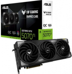 Graphics Card ASUS NVIDIA GeForce RTX 5070 Ti 16 GB GDDR7 256 bit PCIE 5.0 16x Triple slot Fansink 2xHDMI 2xDisplayPort TUF-RTX5070TI-O16G-GAMING TUF-RTX5070TI-O16G-G | 4711387861455