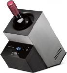 Caso | Wine Cooler | WineCase Deluxe Inox | Bottles capacity 1 | Black/Silver 00616 | 4038437006162