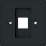 For 1 modular jack inserts.   Pitch dimensions: (WxH) approx. 14.8 x 19.4 mm.   Suitable for Art. Nos. 0210, 0211 and 0219-101. 2CKA001753A9925 | 4011395328392
