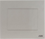 Color: Silver   Size (height x width): 122 x 138 mm   Mounting plate code suitable for 4"x4" Brazilian boxes: N2673.9. 2CLA267000N1302 | 8427238110646