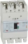 DPX3 250 thermal magnetic release circuit breaker, 3 poles 200A and breaking capacity 25kA 420208 | 3245064202084
