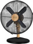 Cecotec EnergySilence 600 WoodDesk | Desktop Fan | Table Fan | 40 W | Diameter 30 cm | Number of speeds 3 | Oscillation | Beige/Black 8230 | 8435484082303