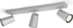 Triple ceiling light PAISLEY bar/tube aluminium 3x5.5 NW 230V 16.5W IP20 915005529801 | 8718696164693