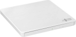 H.L Data Storage | Ultra Slim Portable DVD-Writer | GP60NW60 | Interface USB 2.0 | DVD&plusmn;R/RW | CD read speed 24 x | CD write speed 24 x | White | Desktop/Notebook GP60NW60.AUAE12W | 8806087304329