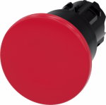 Mushroom pushbutton, 22 mm, round, plastic, red, 40 mm, latching, Pull-to-unlatch mechanism 3SU1000-1BA20-0AA0 | 4011209956247