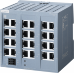 SCALANCE XB124 unmanaged IE switch, 24x 10/100 Mbit/s RJ45 ports  for setting up small star and line topologies  LED diagnostics, IP20, Redundant power supply, 24 V AC/DC Manual available as a download 6GK5124-0BA00-2AB2 | 4047622549773