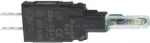 Complete body for pilot lights, Harmony XB6, green light block, with body/fixing collar, integral LE ZB6EM3B | 3389110274820