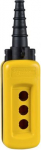 Empty pendant control station, Harmony XAC, plastic, yellow, 3 cut outs XACA03 | 3389110426793