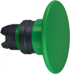 Head for non illuminated push button, Harmony XB5, green mushroom 60mm, 22mm, spring return, unmarke ZB5AR3 | 3389110906745