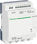 compact smart relay, Zelio Logic SR2 SR3, 12 IO, 24V DC, clock, no display SR2E121BD | 3389110549768