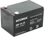 Battery 12V 12AH VRLA ACUMAX EMU AM12-12 | 5902367801786
