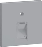Central plate UAE 1-gang, for Frontplate 55, hfr, alu GZUAE1ALAN | 4012740983358