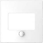 Centre plate for temperature controller insert with touch display, white, SysD MEG5775-6035 | 4042811199166