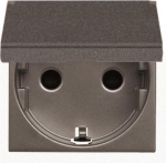 N2288.1 AN Socket outlet with lid, anthracite, 2 modules Zenit 2CLA228810N1801 | 8427238069845