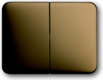Two gang cover plate, bronze A-Nea 1785-21 2CKA001751A1773 | 4011395127407