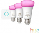 Smart bulb 3 pcs. LED E27, HueWCA 9W A60 EU, 1055Lm, 806lm 929002468811 | 8719514291515