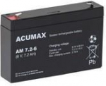 Battery 6V 7.2Ah ACUMAX EMU AM7.2-6 | 5902367801687