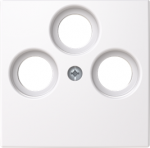 TV FM SAT Cover plate white 1743-03-916-510 Saga 2CKA001724A4428 | 4011395316153