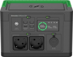 Schneider Electric Schneider OffGrid Portable Power Station 330, 230V, 332Wh Lithium-ion, LCD, 2 CEE 7/3 Schuko outlets, Sinewave, 3 USB-A, 1 USB-C, Wireless Charger | PPS330-GR PPS330-GR | 731304736875