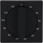 1771-885-103 Cover plate for time switch, black Platform 63 2CKA001753A0304 | 4011395227336