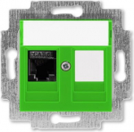 Data socket outlet, RJ45cat.6 + Dummy plug 2CHH296117A6067 | 8592624111597