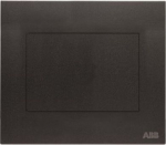 Color: Anthracite   Size (height x width): 122 x 138 mm   Mounting plate code suitable for 4"x4" Brazilian boxes: N2673.9. 2CLA267000N1802 | 8427238110653
