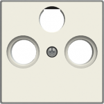 Color: White   Cover plate for TV/R/SAT socket outlet 2CLA855200A1101 | 8427238204826