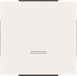 Color: Soft White   Cover plate for universal push dimmer code: 8160.1 2CLA856010A1101 | 8427238134949