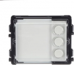 Outdoor station module, round pushbutton, 3 buttons for visitor to press for calling 2TMA130160N0005 | 6955891809246
