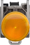 Complete pilot light, Harmony XB4 - ATEX D,  22mm, IP65, yellow, integral LED, 24V, lugs XB4BVB5EX | 3389118030657