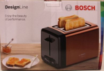 SALE OUT. Bosch TAT4P429 DesignLine Toaster, 970 W, 2 slots, Copper | SALE OUT. | Bosch DesignLine Toaster | TAT4P429 | Power 970 W | Number of slots 2 | Housing material Stainless Steel | Copper/Black | DAMAGED PACKAGING TAT4P429SO | 2000001439982