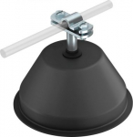 &bull; Pildījuma svars apt. 1,3 kg (salizturīgs betons) &bull; ar 168 DIN-K tipa vadu fiksatoru &bull; vadu fiksators no cinka spiedienlējuma, galvaniski cinkots &bull; melns polietilēna apvalks 5218977 | 4012195952213