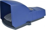 Single foot switch, IP66, with cover, plastic, blue, 1 NC+1 NO. range of product: Harmony XPE - product or component type: foot switch - material: plastic - foot switch type: single foot switch - device short name: XPEB - protective cover: with - tri ...