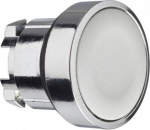 Head for non illuminated push button, Harmony XB4, grey flush push button 22mm spring return unmarke ZB4BA8 | 3389110887501