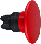 Head for non illuminated pushbutton, Harmony XB5, plastic, red, mushroom 60mm, 22mm, spring return ZB5AR4 | 3389110906752