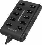 Logilink | USB Hub 10-Port USB2.0 with power adapter 3.5A | UA0125 UA0125 | 4052792006896