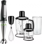 Braun | MultiQuick 7 Hand Blender | MQ 7045X | Hand Blender | 1000 W | Number of speeds 6 | Chopper | Black/Stainless steel MQ 7045X | 8021098774637