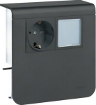 acc.box SL20080 socket+LED black SL200809259011 | 4012740895866