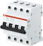 S204-C100 Miniature Circuit Breaker(MCB) 4P C 100A 2CDS254001R0824 | 4016779916448